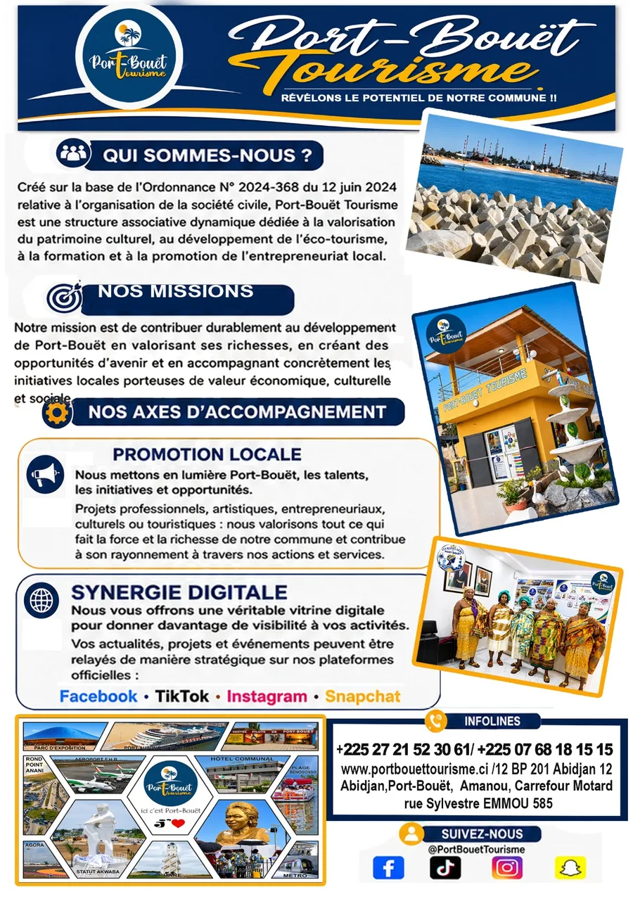 Lancement du site web de Port-Bouët Tourisme