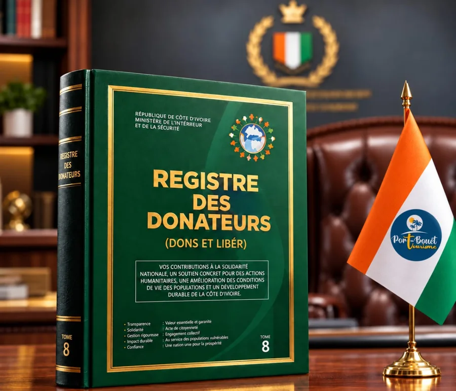 Registre Officiel des Donateurs de Port-Bouët Tourisme